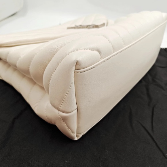 Authentic Saint Laurent paries white 2020Loulou leather bag - Picture 6 of 12